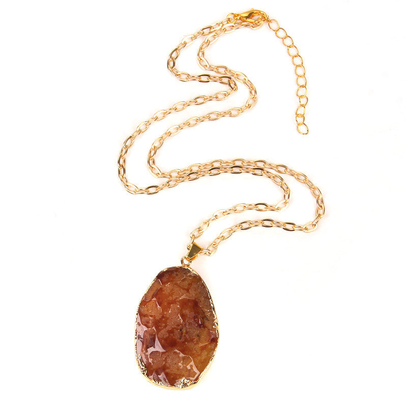 Amethyst Cluster Necklace - FN0313