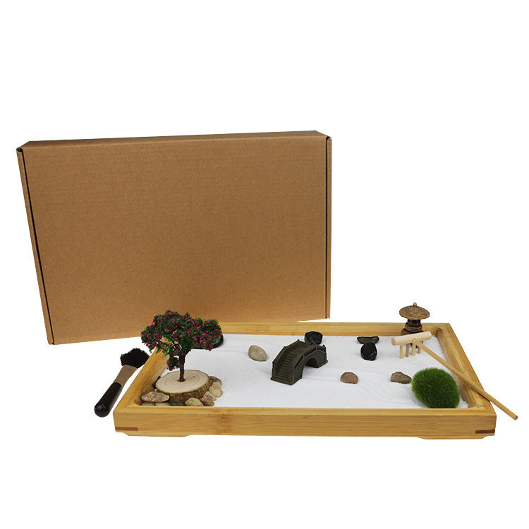 Bamboo Zen Sand Garden