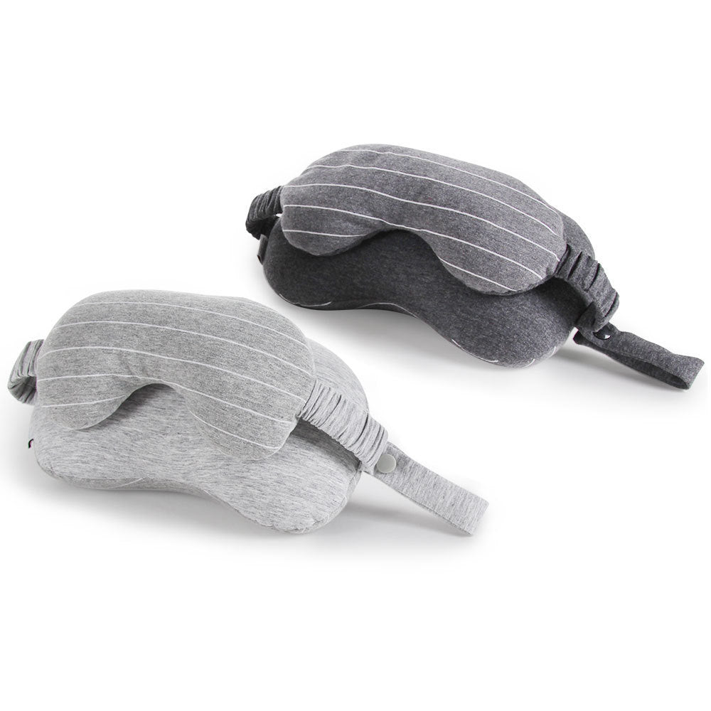 Cotton Eye Mask and Neck Pillow