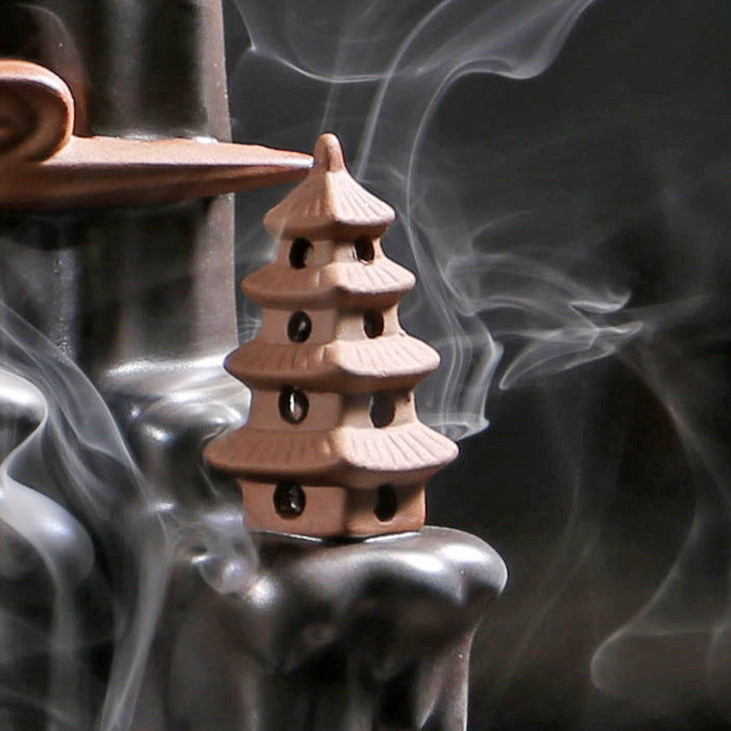 Black Ceramic Backflow Burner