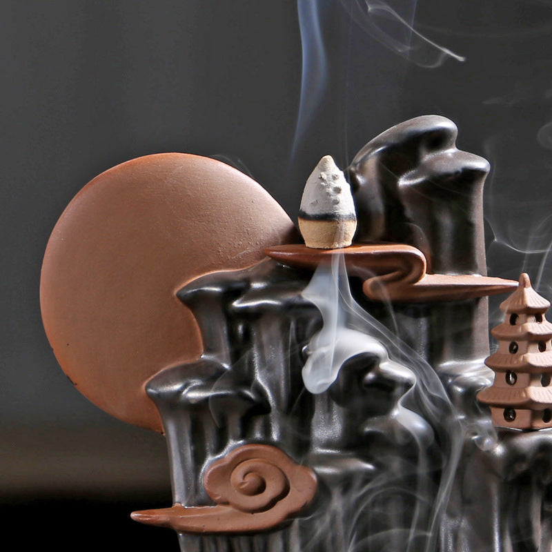 Black Ceramic Backflow Burner