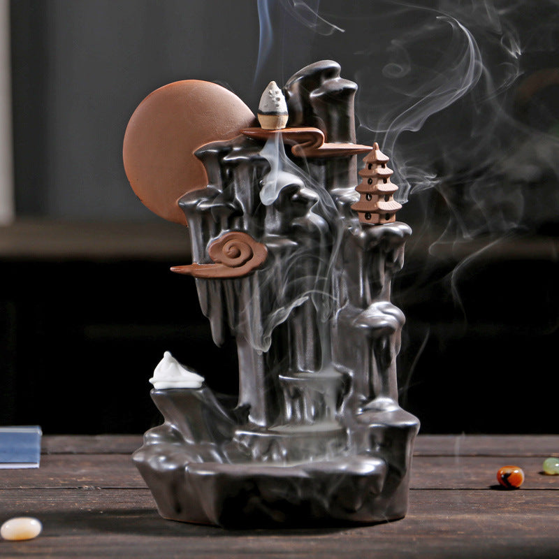 Black Ceramic Backflow Burner