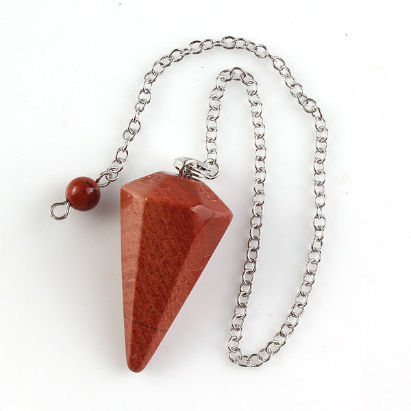 Hexagonal Crystal Point Pendant