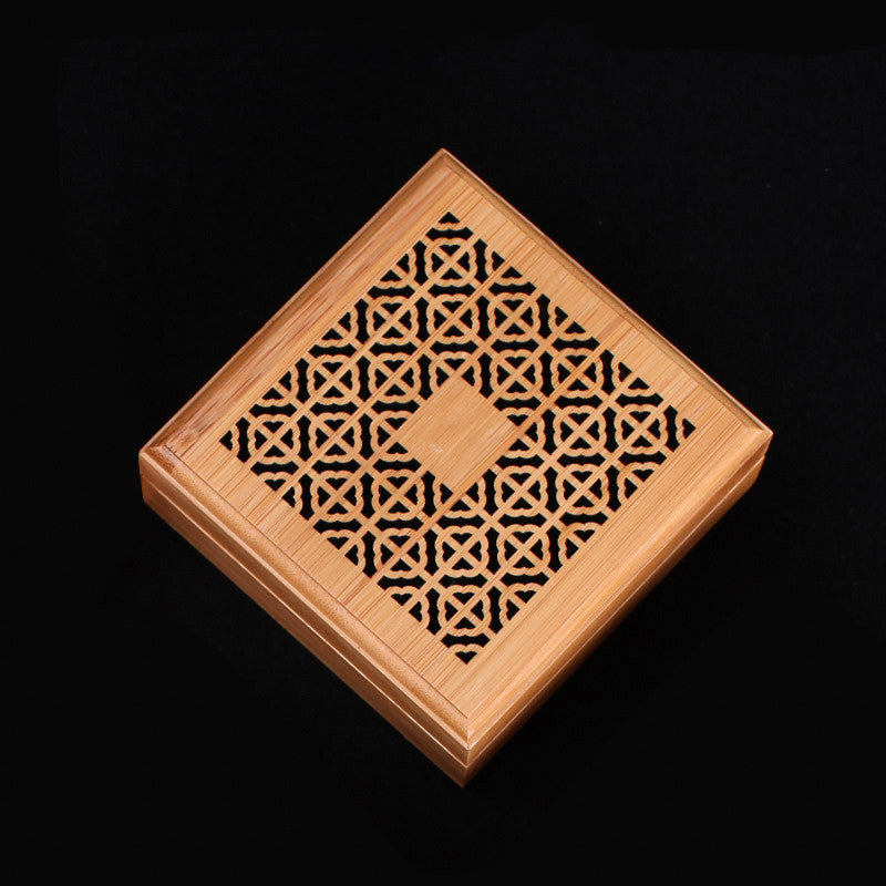 Bamboo Lying Incense Box - F