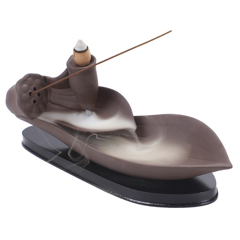 Clay Backflow Incense Burner