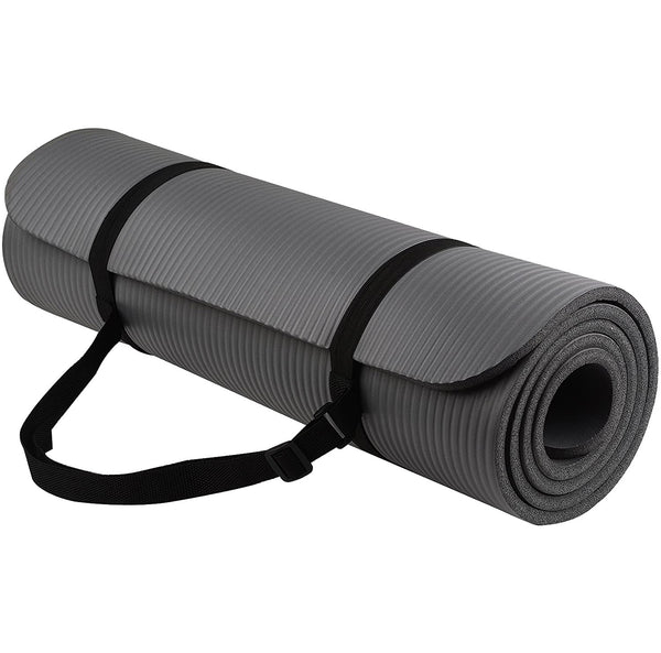 Striped NBR Yoga Mat, 10 mm