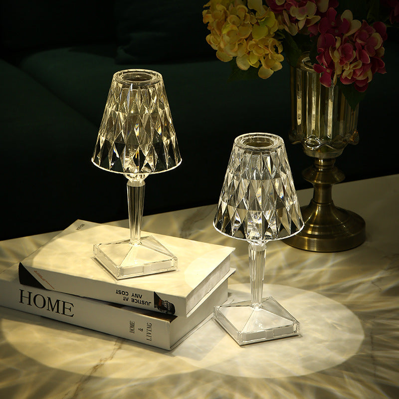 Crystal Diamond Touch Lamp