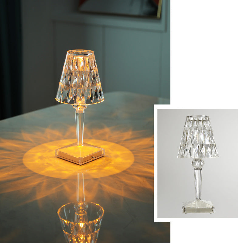 Crystal Diamond Touch Lamp