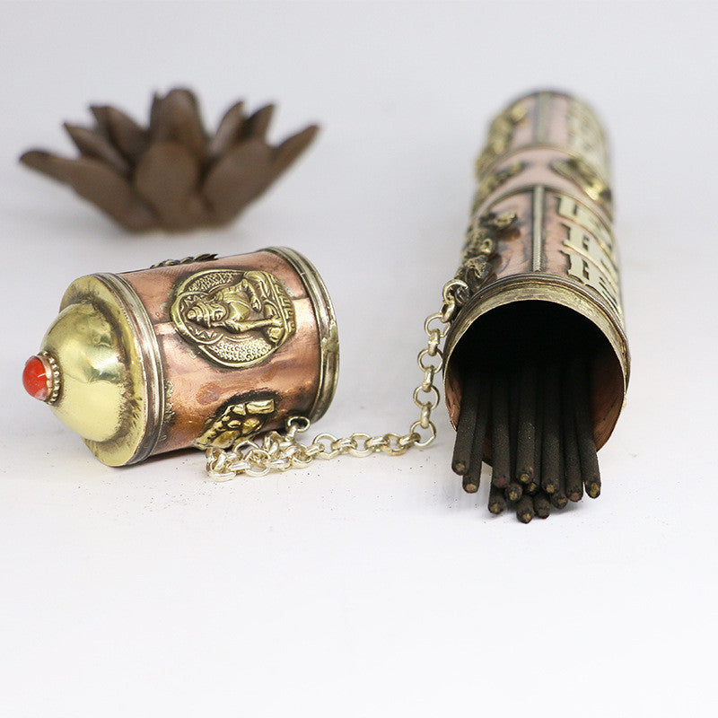 Copper Incense Stick Box