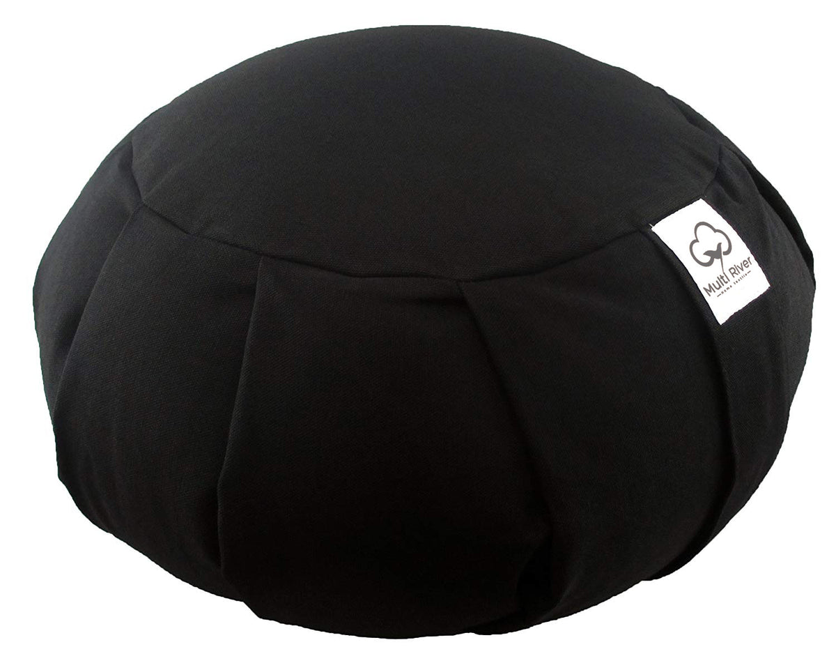Cotton Meditation Cushion - Black