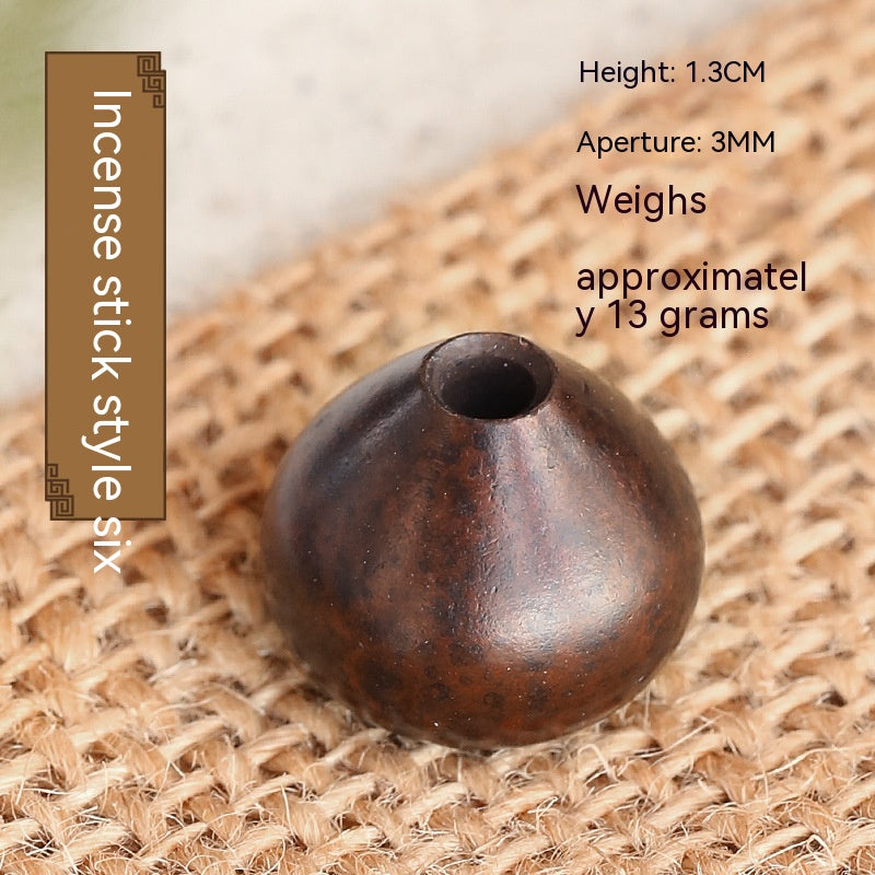 Brass Nine-Hole Incense Holder - Large Droplet Type