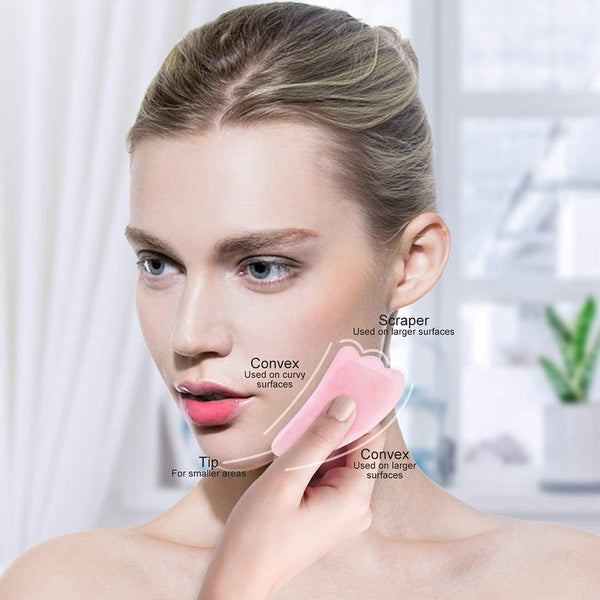 Rose Quartz Roller and Gua Sha