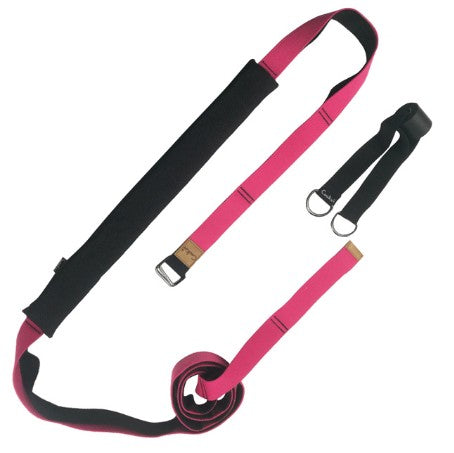 Cotton Yoga Strap - Red 3.8 cm