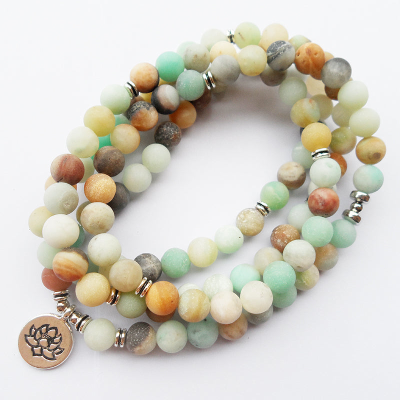 Amazonite 108-Bead Mala