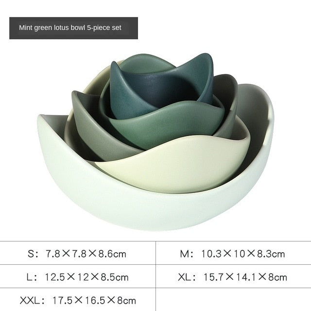 Ceramic Lotus Bowl