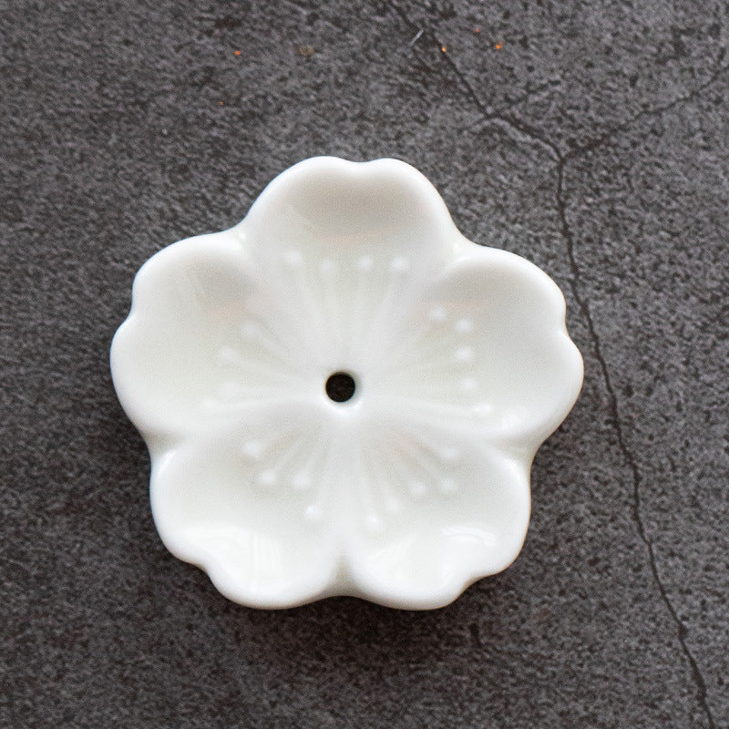 Cherry Blossom Porcelain Incense Holder