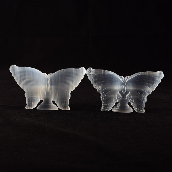 Selenite Butterfly Ornament
