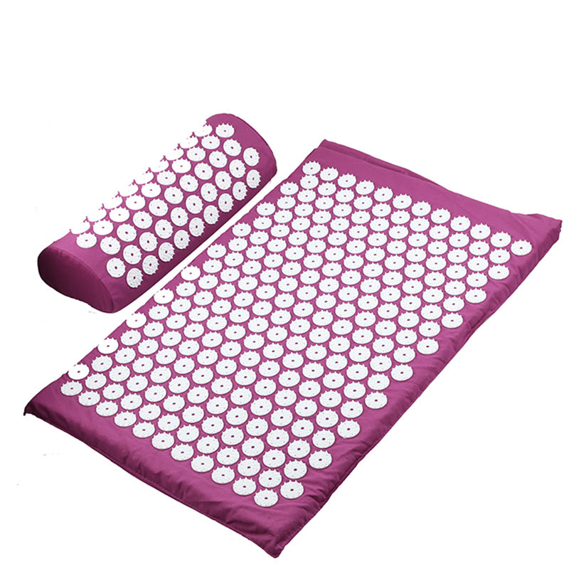 Acupressure Mat and Pillow Set - Purple / 2PCS