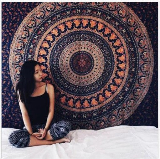 Indian Mandala Tapestry