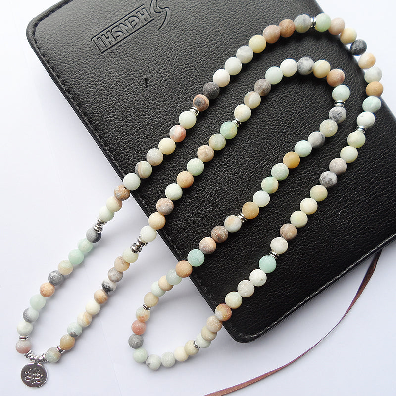 Amazonite 108-Bead Mala
