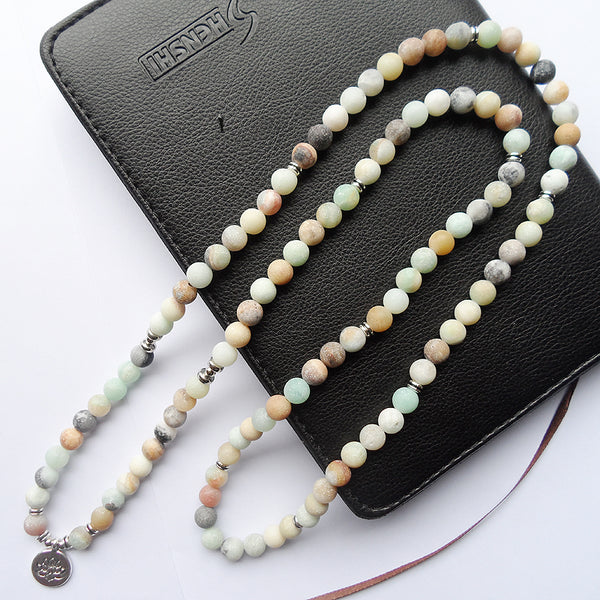 Amazonite 108-Bead Mala