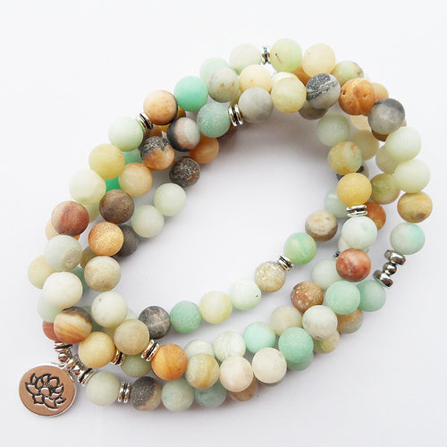 Amazonite 108-Bead Mala