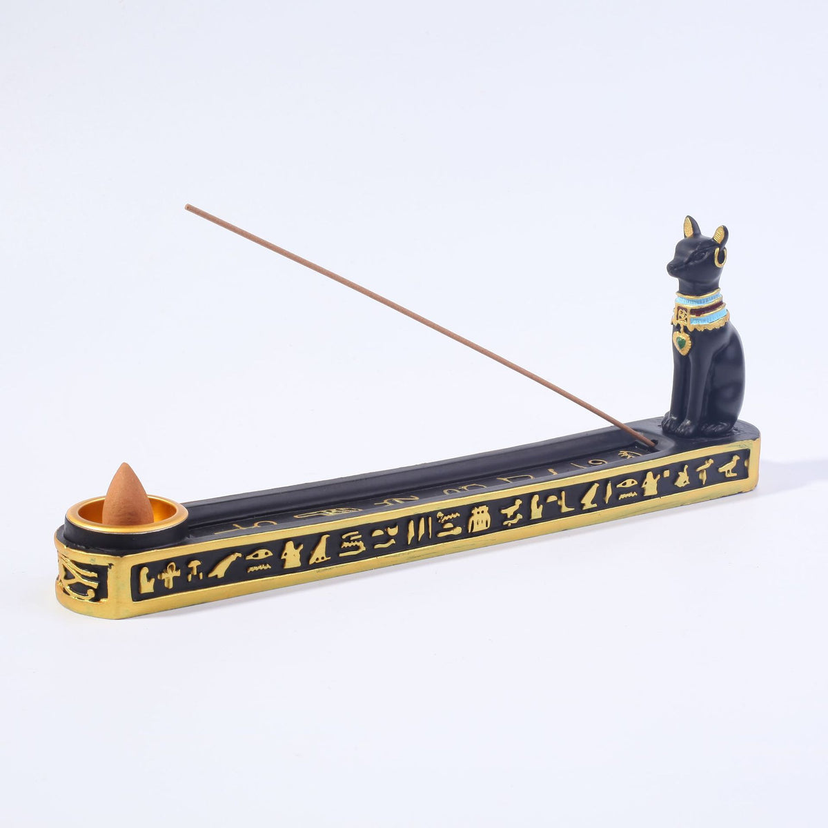 Egyptian Cat Incense Holder