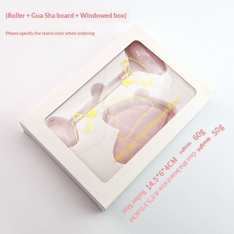 Rose Quartz Roller and Gua Sha