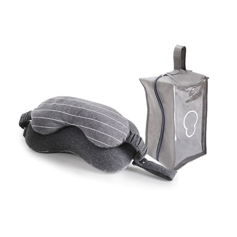 Cotton Eye Mask and Neck Pillow