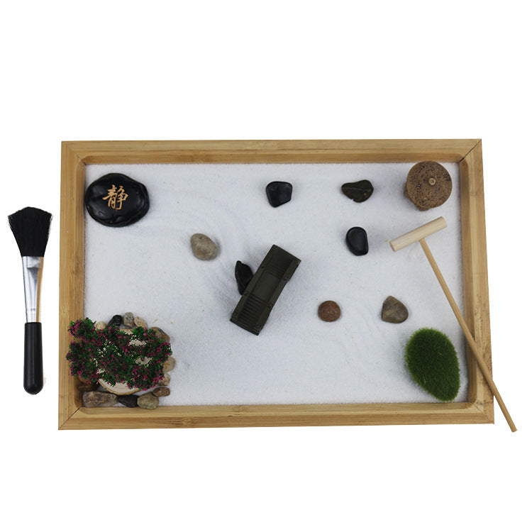 Bamboo Zen Sand Garden