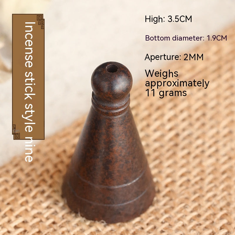 Brass Nine-Hole Incense Holder - Cone Incense Mold Type