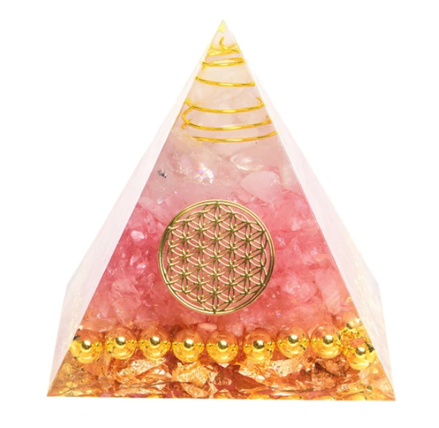Crystal Chip Resin Pyramid - 18style / 1PC