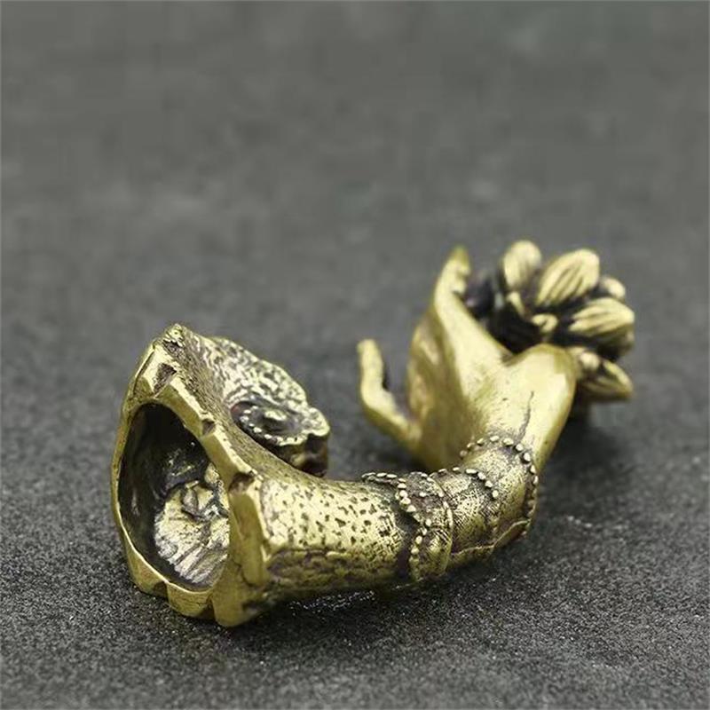 Brass Buddha Hand Incense Holder