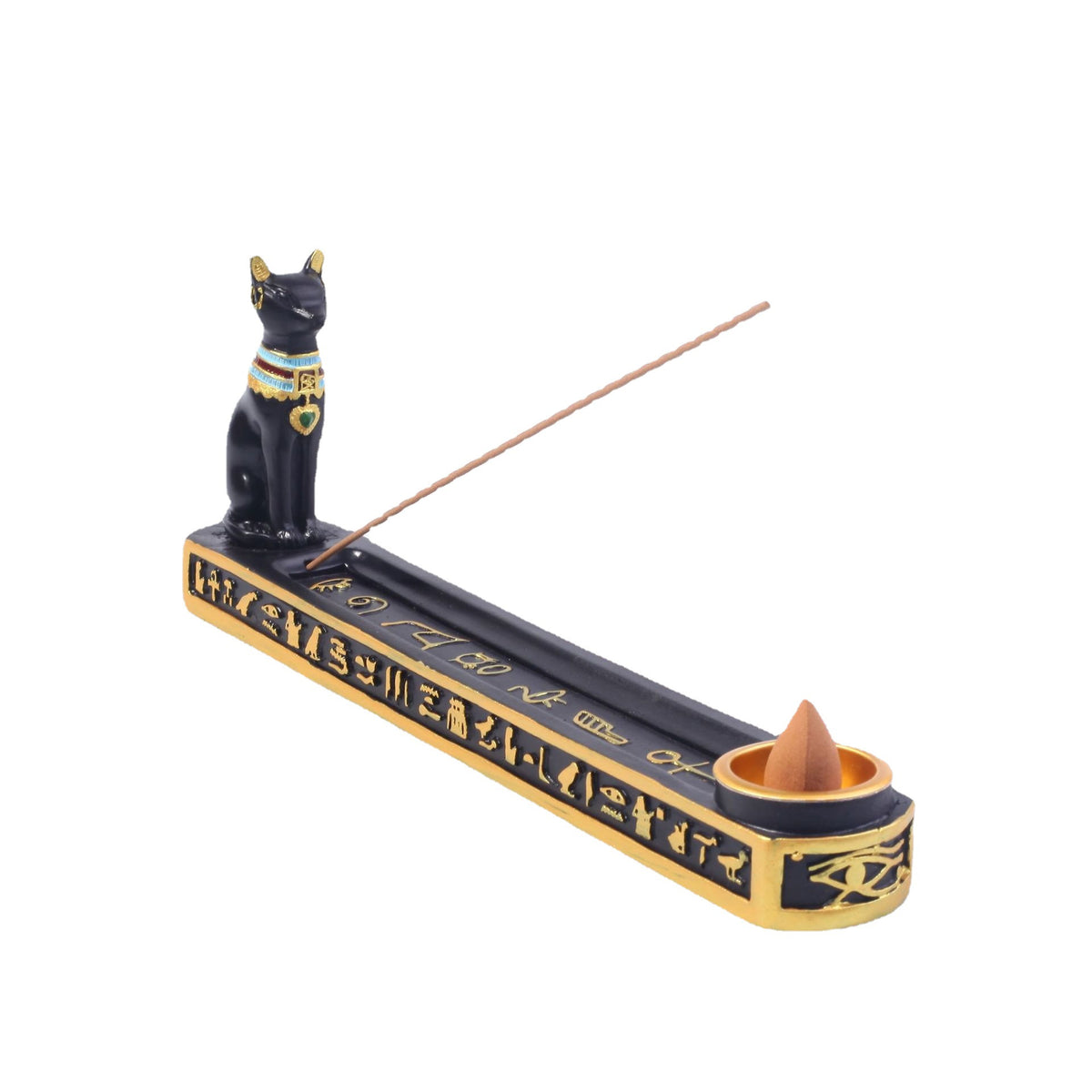 Egyptian Cat Incense Holder