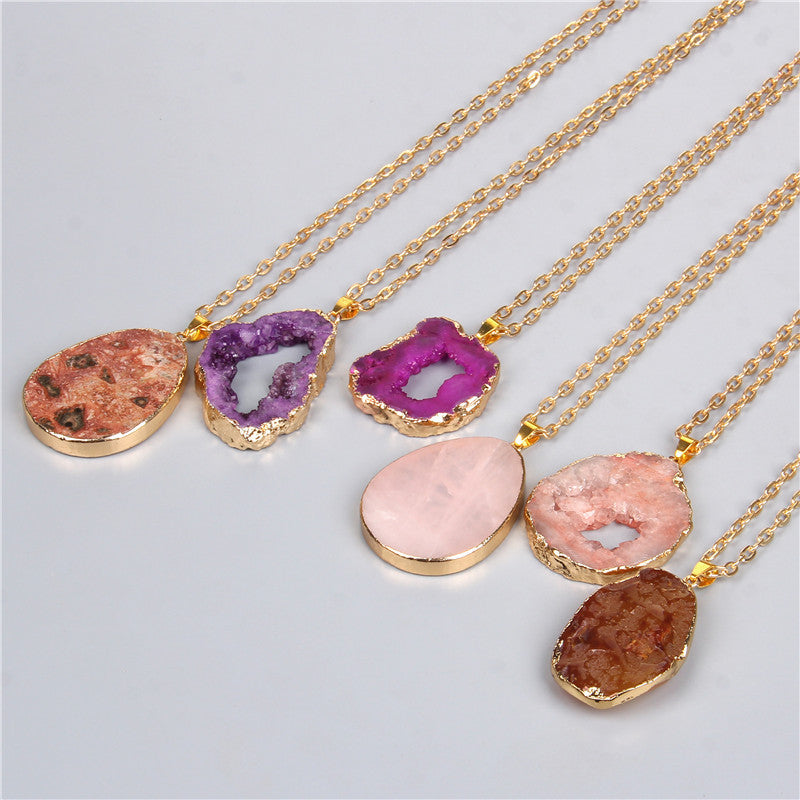 Amethyst Cluster Necklace