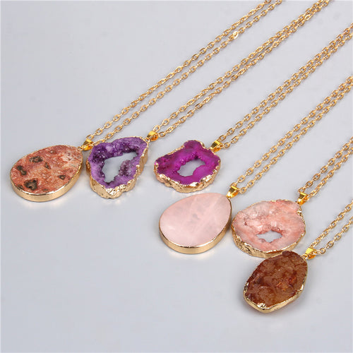 Amethyst Cluster Necklace