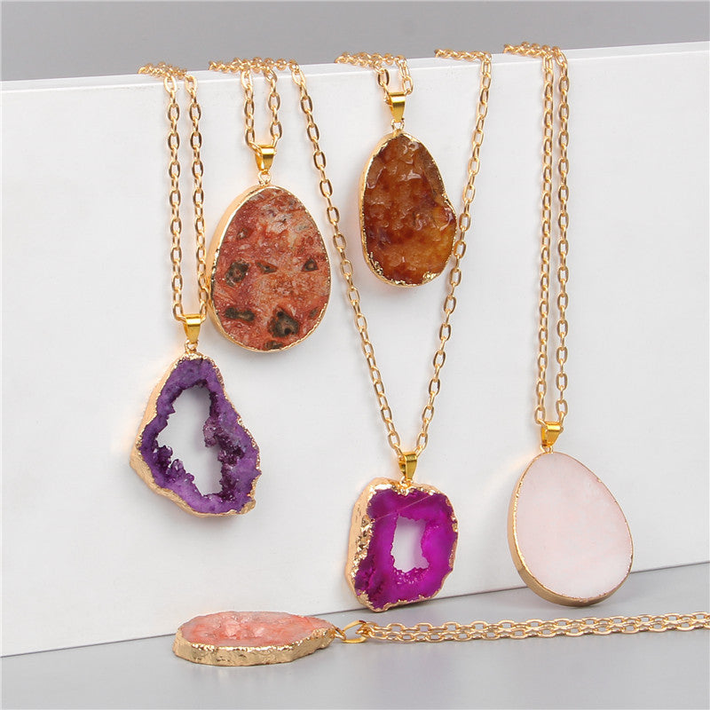 Amethyst Cluster Necklace