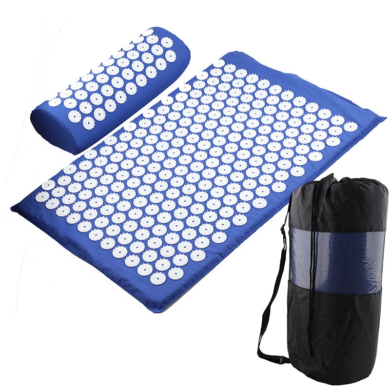 Acupressure Mat and Pillow Set - Blue / 3PCS