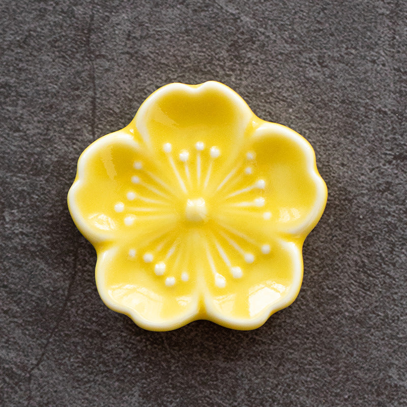 Cherry Blossom Porcelain Incense Holder
