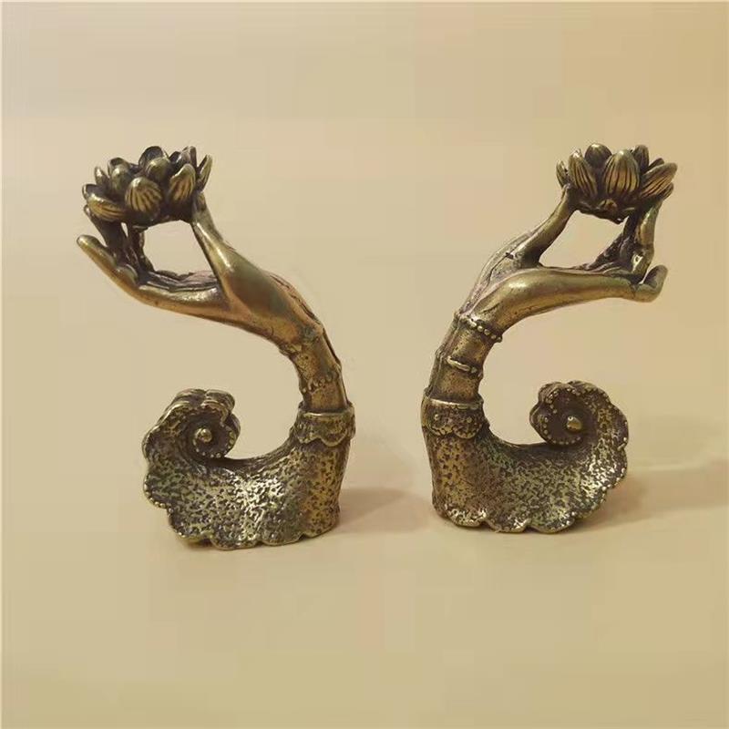 Brass Buddha Hand Incense Holder