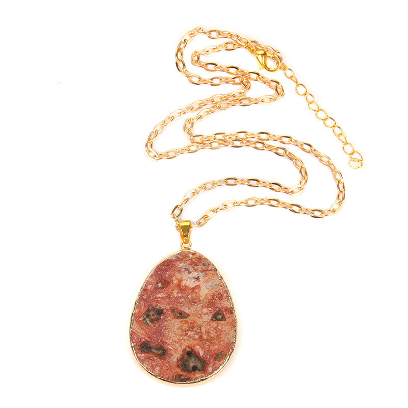 Amethyst Cluster Necklace - FN0314