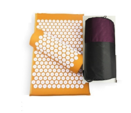 Acupressure Mat and Pillow Set - Orange2. / 3PCS