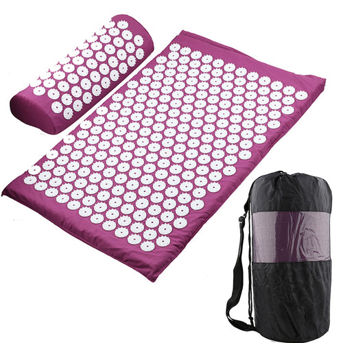 Acupressure Mat and Pillow Set