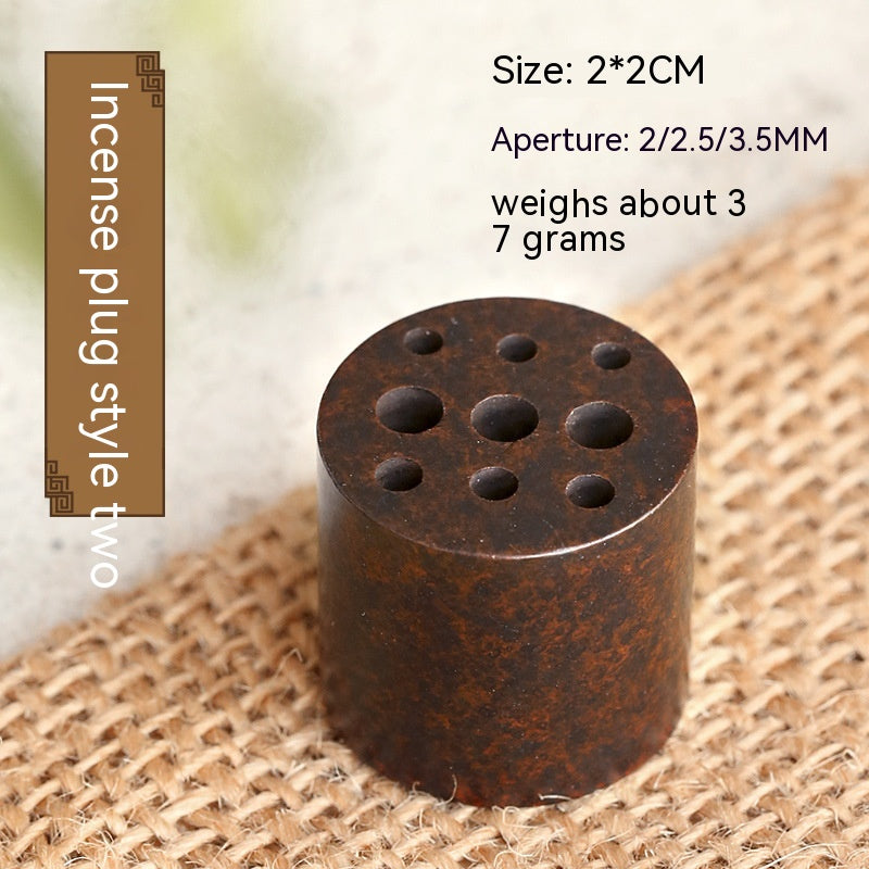 Brass Nine-Hole Incense Holder - 9 Holes High